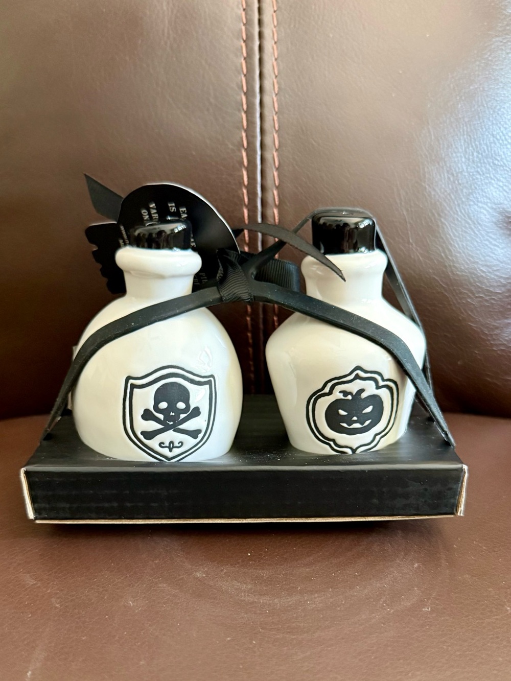 Rae Dunn Halloween Potion Bottles Salt & Pepper Shakers BRAND NEW!